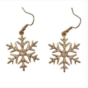 ⭐️❤️ FREE Snowflake Snow Winter Boho Holiday Hipster Hippie Artsy Chic Earrings